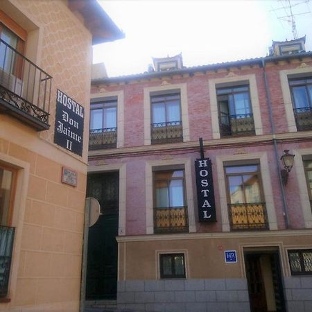 Hostal Don Jaime II Segovia Esterno foto